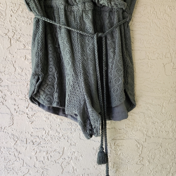 Roxy Army Green Romper - Picture 2 of 8